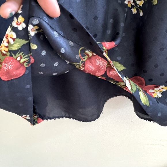 Vintage Juicy Couture Strawberry Silk Dress - Picture 11 of 14